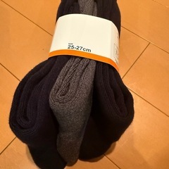 プロノ ウール混発熱パイルソックス ３足組 の画像