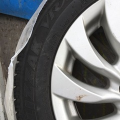 トヨタ純正ホイール付きスタッドレスタイヤ4本セット185/55R15 中古の画像