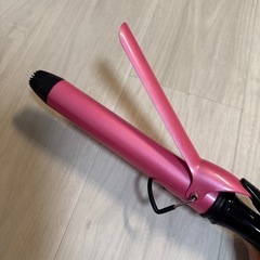 海外対応 ヘアアイロン ピンク 32mmの画像