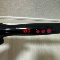 海外対応 ヘアアイロン ピンク 32mmの画像