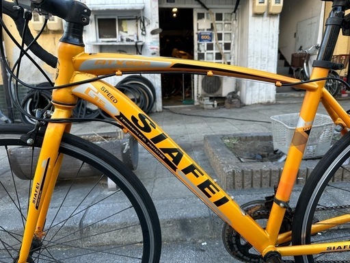 『ＳＡＬＥ　５０％』　ロードバイク　７００ｘ２８ｃ　2x7変速　オレンジ　配達可能 SALE 50％』 ロードバイク 700x28c 2x7変速 オレンジ