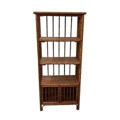 竹細工 棚 シェルフ キャビネット 現状品 基本引き取り限定 神...