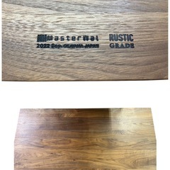 NO.2152 《美品》 【2022年製】マスターウォール ワイルドウッド ローダイニングデーブル ウォールナット 幅160cm テーブル 家具 中古の画像