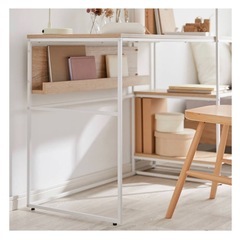 LAWYAパソコンデスク　本棚付きの画像