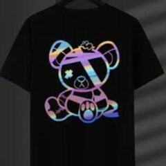 《新品》Tシャツ 半袖 ホログラムプリント Lサイズ