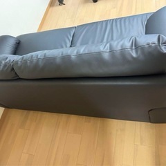 ニトリ　合皮　ソファーの画像