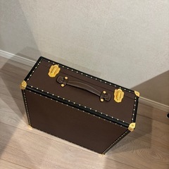 【ACATE】【非売品】トランクケース 牛革 シンセティックフェイクスウェード　【現金払い可能】の画像