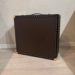 【ACATE】【非売品】トランクケース 牛革 シンセティックフェイクスウェード　【現金払い可能】の画像