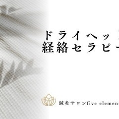 ドライヘッドスパ経絡セラピーの画像