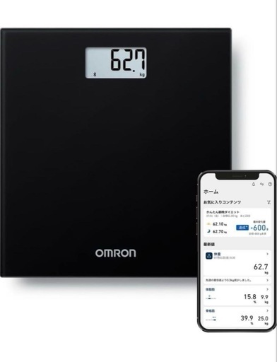 オムロン　 HN-300T2 スマホアプリ対応体重計