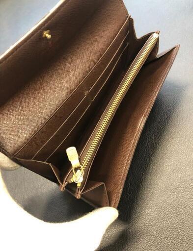美品】LOUIS VUITTON サラ長財布ダミエポルトフォイユ 美品 ルイ