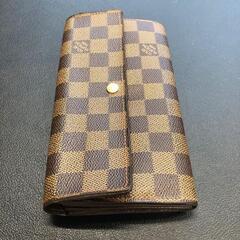 美品 ルイヴィトン ダミエ ポルトフォイユサラ 長財布