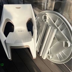 【お取引進行中】ガーデンテーブル　チェア