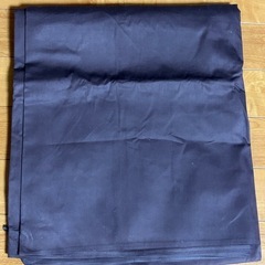 ふとんカバー　焦茶色　140×200センチ 色むらあり