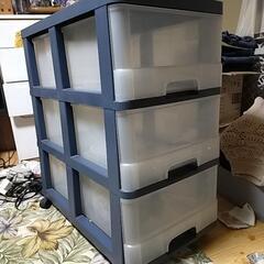 3段衣装ケースUSED