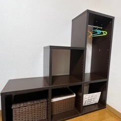 家具 収納家具 シェルフ　本棚　おもちゃいれの画像