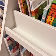 1/31まで】BERGIG ベリグ本棚収納付きオープンシェルフ ホワイトブック