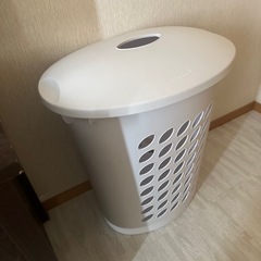 洗濯物かご　ランドリーバックの画像