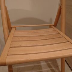 無印良品　MUJI 折り畳み椅子の画像
