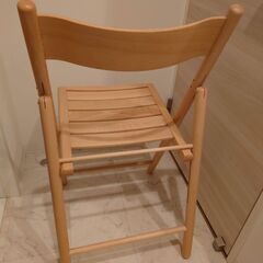 無印良品　MUJI 折り畳み椅子の画像