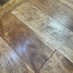 ヴィンテージ風　リビングテーブル　キャスター付きの画像