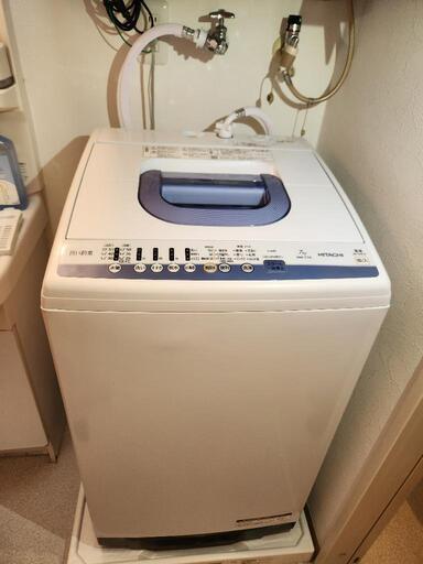 多数問い合わせ有！対応しきれていないのでいったん受付終了します破格HITACHI 洗濯機 7㎏ 白い約束 Shower Wash