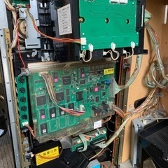 SANKYO 三共 パチスロ 実機 夢夢ワールドDX スロット ドアキー 設定キー コイン 家庭用電源 100V 動作確認済みの画像