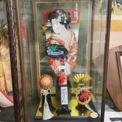 日本人形 羽子板