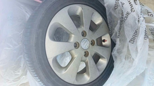 エブリイワゴンda17w純正ホイール新車外し エブリイワゴン純正ホイール