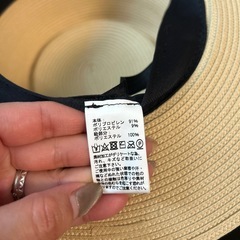 麦わら帽子　レディース　カンカン帽　日焼け対策の画像