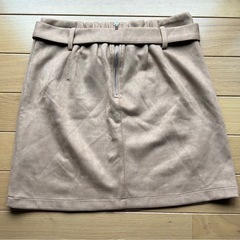 《未使用》COCA  GORGE スカート フェイクスウェード ベージュ  紙ﾀｸﾞ未使用品の画像