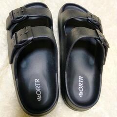 ZORTR ブラック ダブルバックル軽量ベルトカジュアルメンズラ...