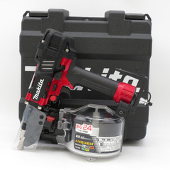 makita マキタ 65mm 高圧エア釘打 赤 エアダスタ付 ...