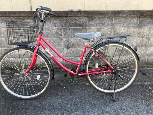【27インチ自転車】美品❗️変速なし　鍵、サドル新品❗️スペアキーあり　若林自転車　浜大津店　SALE中❗️