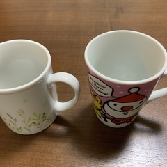 マグカップ4つ & 平皿 2枚の画像