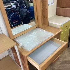 0182 ドレッサー 木目の画像