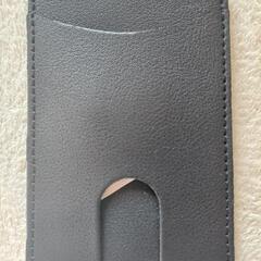 値下げ💴⤵️　新品・未使用　レザー調２ポケットパスケース