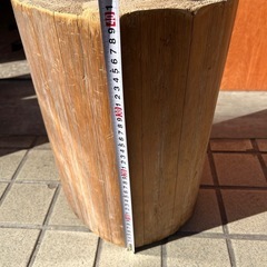 【観葉植物などの台におすすめ】木の丸太の画像