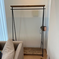 ハンガーラック　アイアン　足場材　オーダーメイド