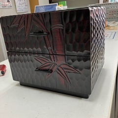 ☆値下げ☆K2501-385 鎌倉彫 2段 収納 小物入れ② 