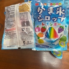 レインボーかき氷シロップ　8袋おまとめ！