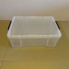 【受け渡し予定者決定】プラスチック収納ケース