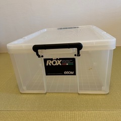 【受け渡し予定者決定】プラスチック収納ケースの画像