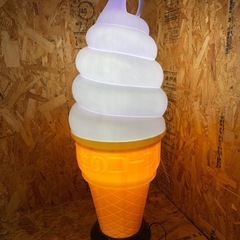 a(6947) ソフトクリーム 日世コーン 電飾看板 ソフトスタ...