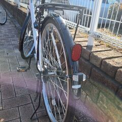 自転車 26 inch 白 Rivuletの画像