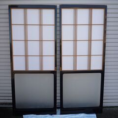 ☆【店頭引取り歓迎】　簾戸　引き戸　木　細工　家具　古民具　古民...