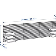 ［都内配送可]お洒落なヘッドボード　IKEAの画像