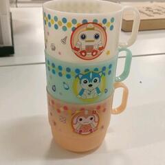 0121-018 ガラピコぷ～　コップセット