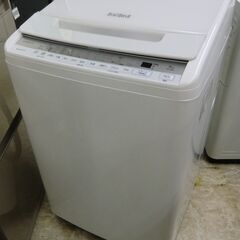 HITACHI 全自動洗濯機 ビートウォッシュ ステンレス槽 8.0kg 2021年製 BW-V80F形