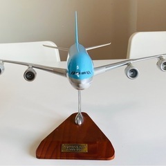 今週末値下げ　100回搭乗記念品としてもらった貴重品　Korean Air　A380-800 プラモデルの画像